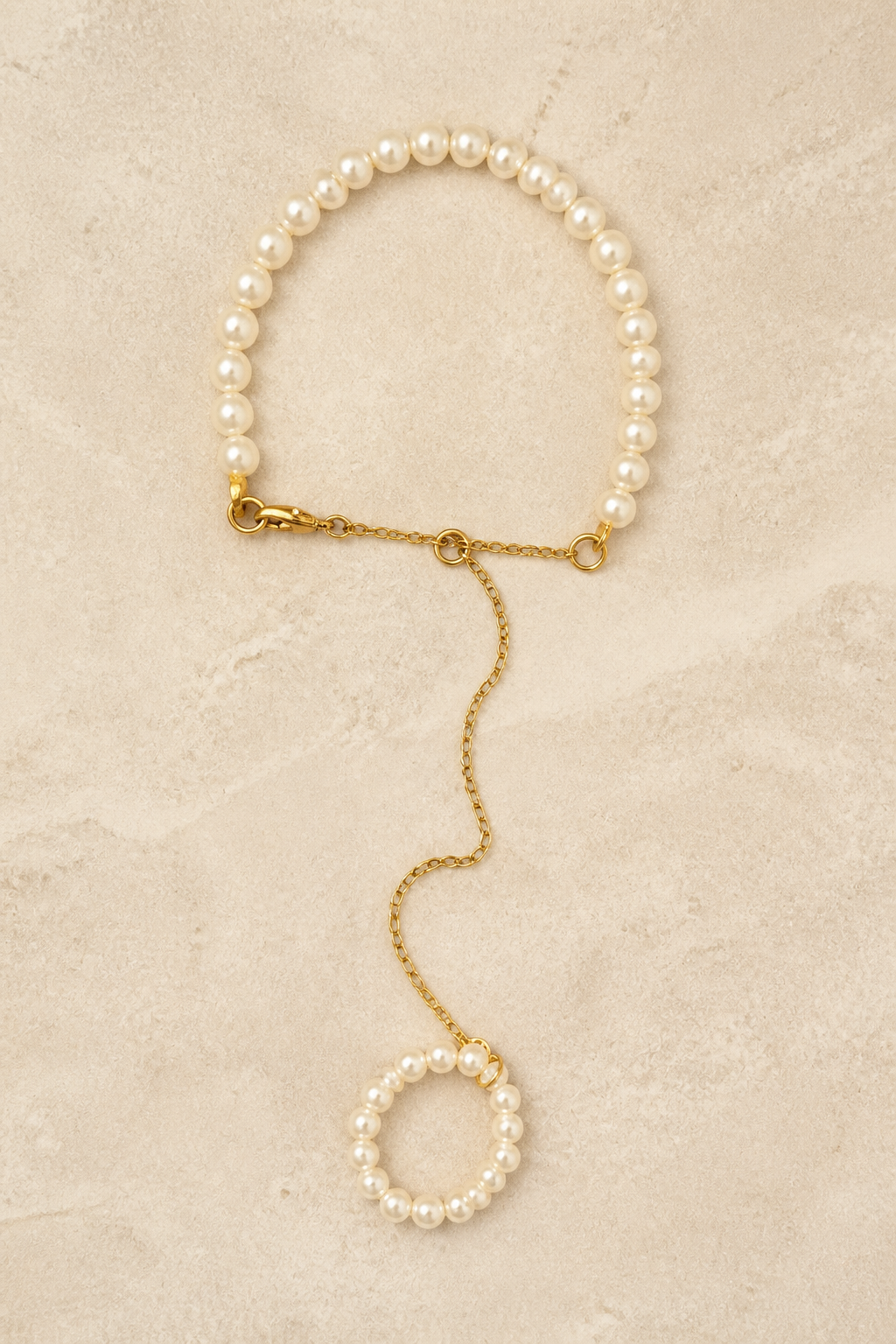 Pearl Look Beaded Bracelet