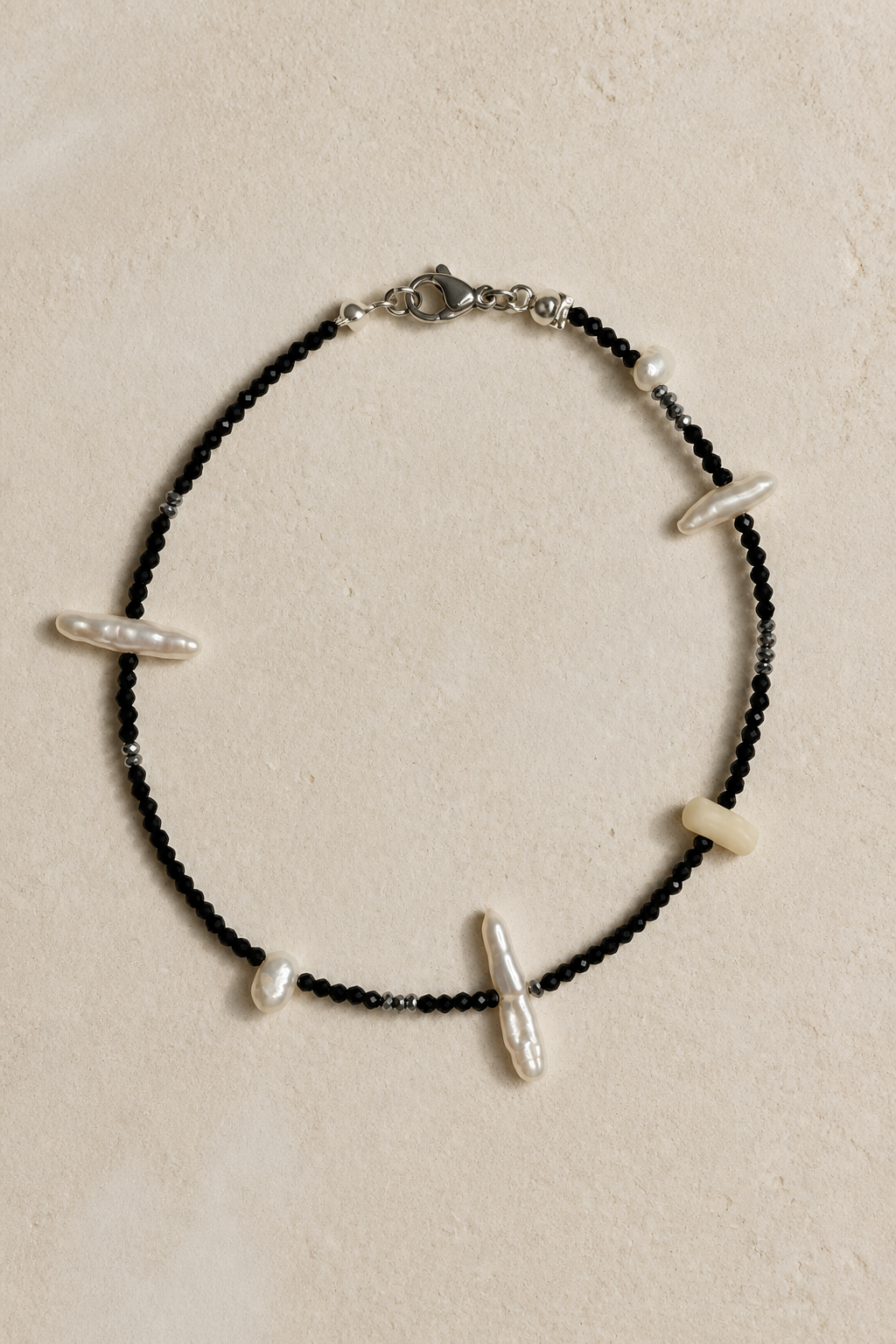 Nocturne Μαργαριταρένιο Anklet